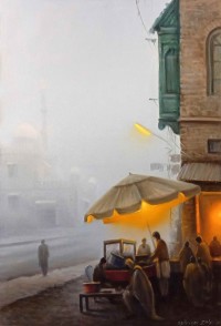 Zulfiqar Ali Zulfi, 24 x 36 Inch, Oil on Canvas, Landscape Painting-AC-ZUZ-103